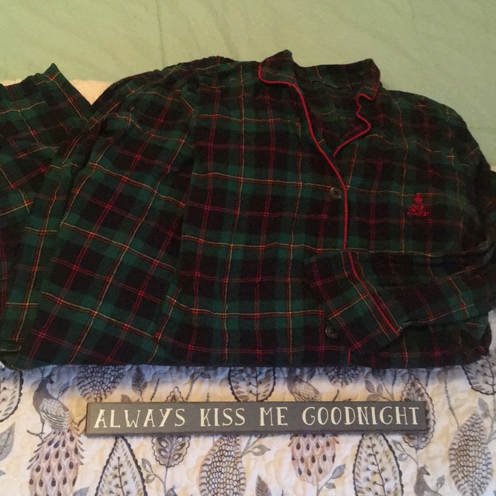 plaid PJ set, Lauren by RL 😴🛌